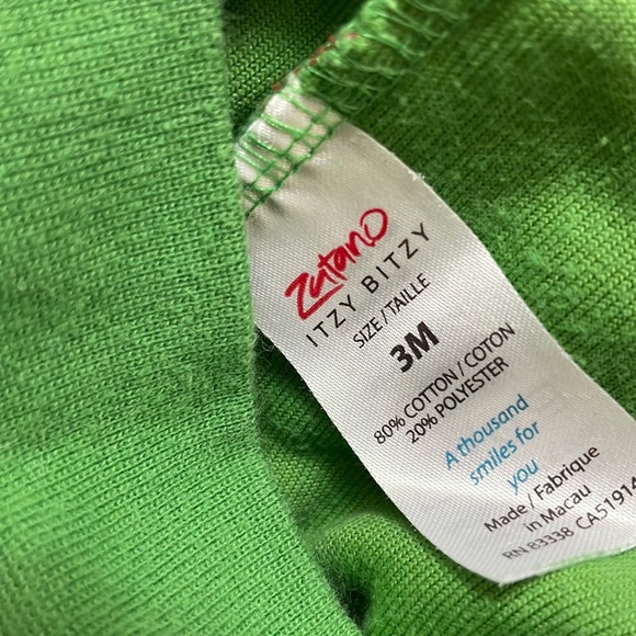 Zutano Green Pants 3M - Picture 4 of 4